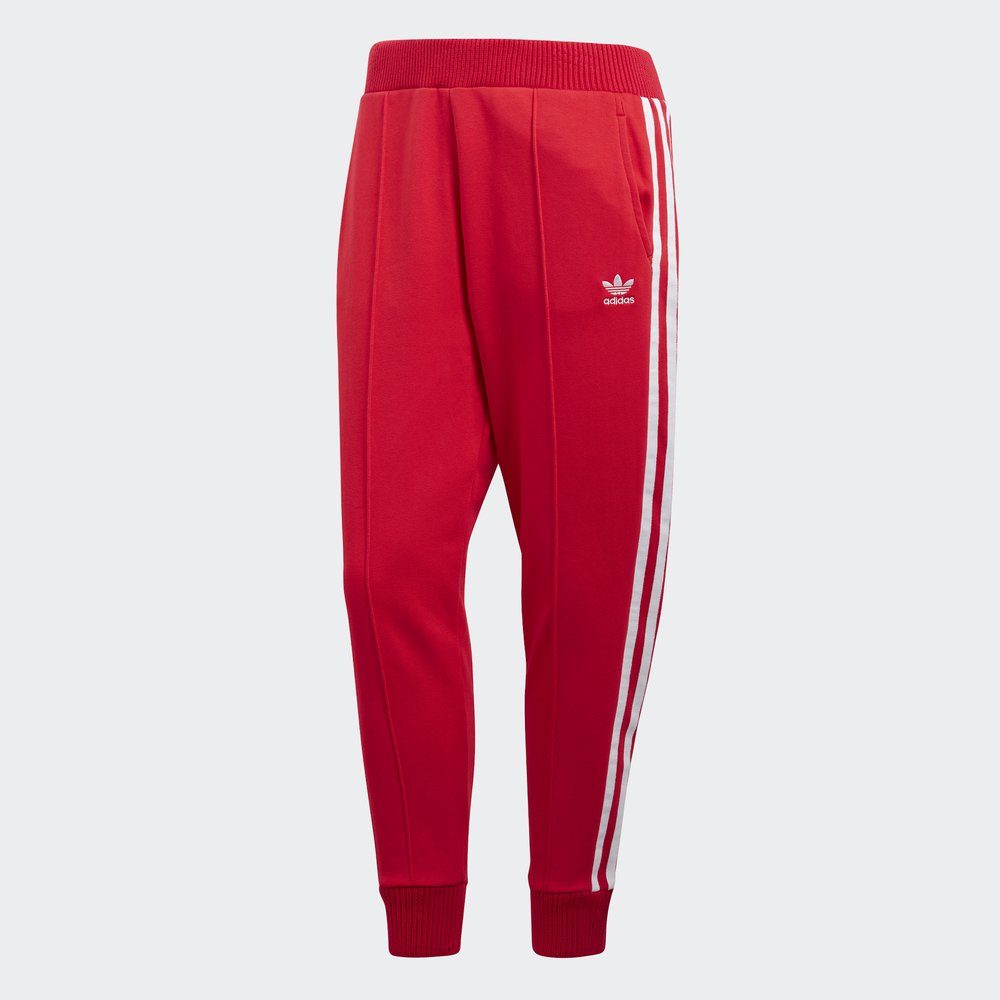 Original Adidas Track Pants CY5841 Red Training Pants