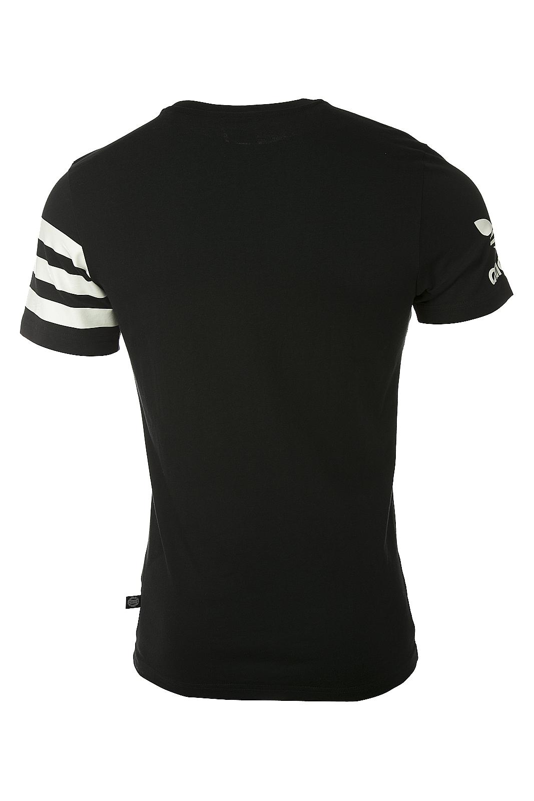 Adidas Original Mens Sports Essential Logo Tees S18630 Black Summer Tees