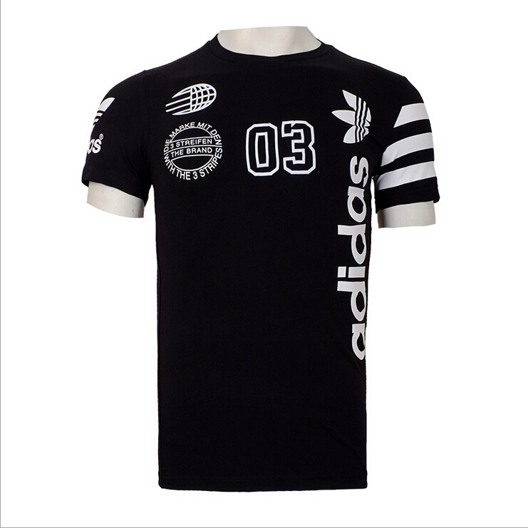 Adidas Original Mens Sports Essential Logo Tees S18630 Black Summer Tees