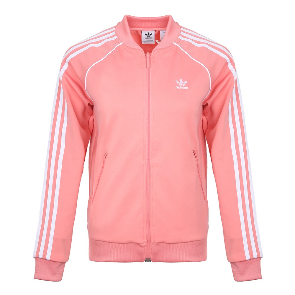 Adidas Original SS Track Top Women Pink DH3162 Superstar Full Zip Jacket