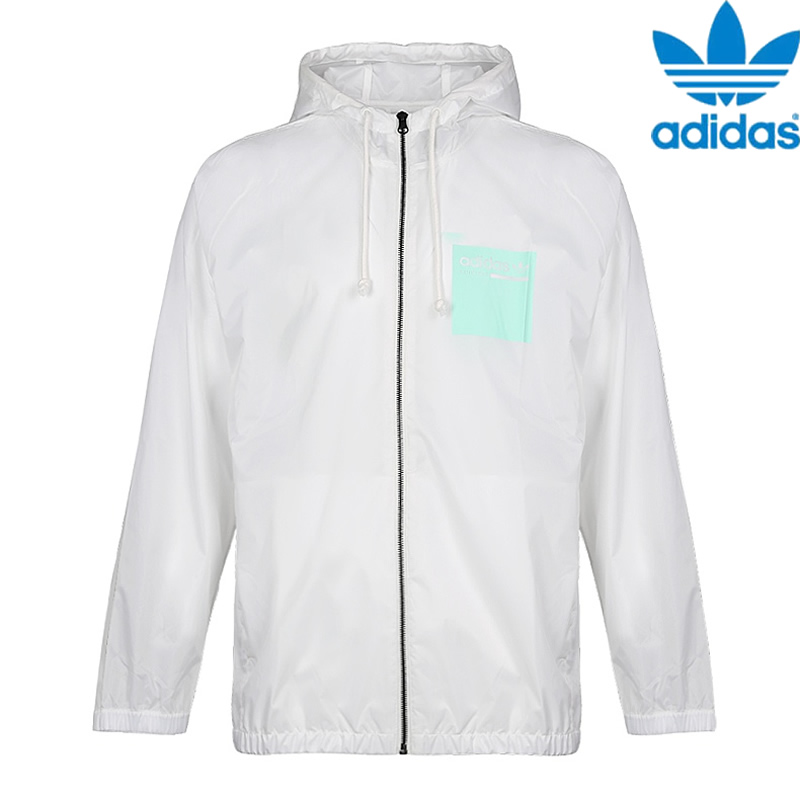 Adidas Original Mens Windbreaker Sport Jacket DT0940 DT0941 Black And White 2 Color Hoody