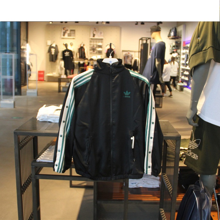 Original Adidas Womens Satin Snap Track Top DH4600 Jacket Velvet Firebird Track Black Top