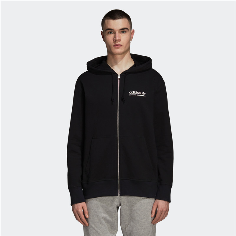 Original Adidas Built For Purpose DT0934 Black Jacket Kaval Full Zip Hoody