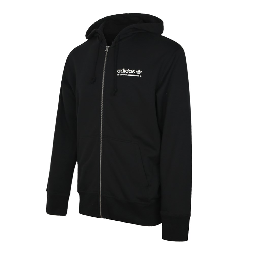 Original Adidas Built For Purpose DT0934 Black Jacket Kaval Full Zip Hoody