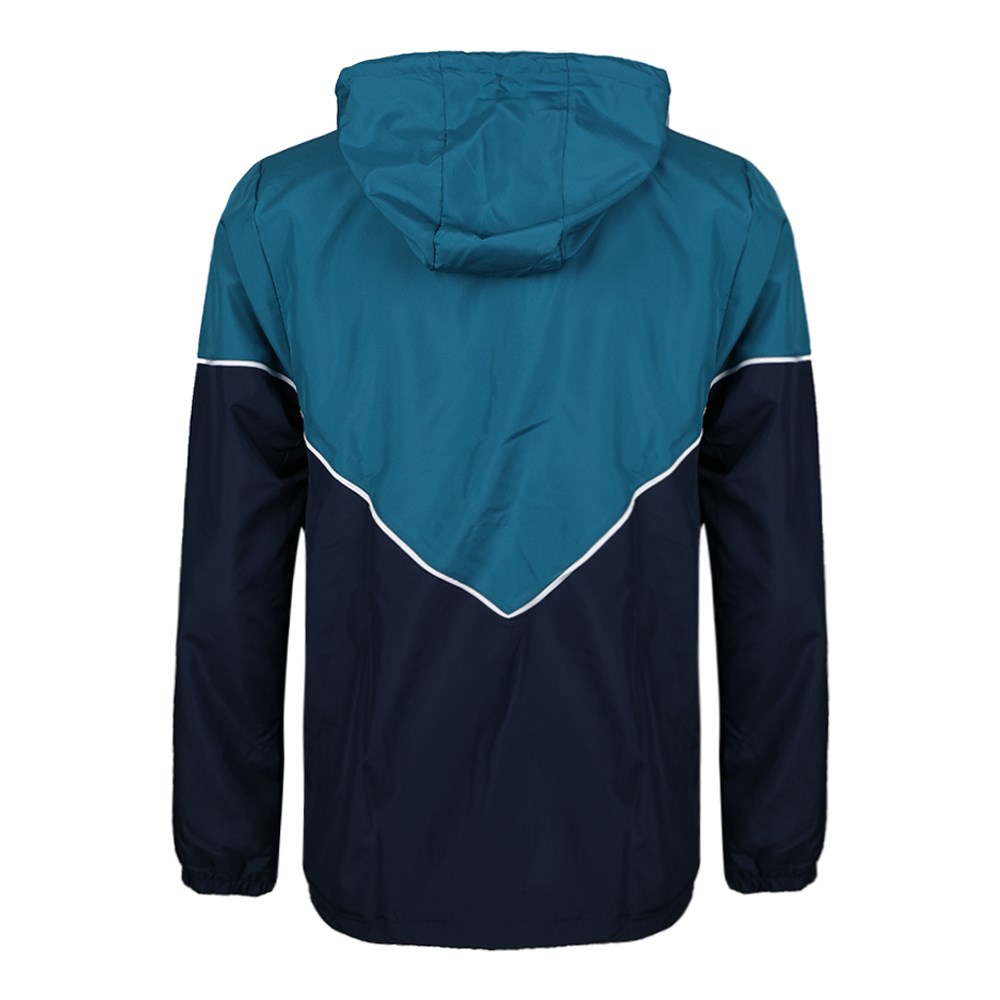 Original Adidas Jaqueta Premiere Windbreaker Hoodies DH6659 Navy White Turquesa Jacket