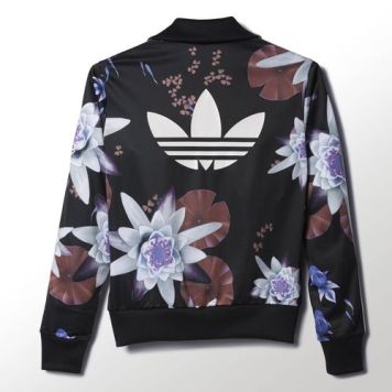 Adidas Lotus Print Track Jacket AC2130 Floral Superstar Jacket