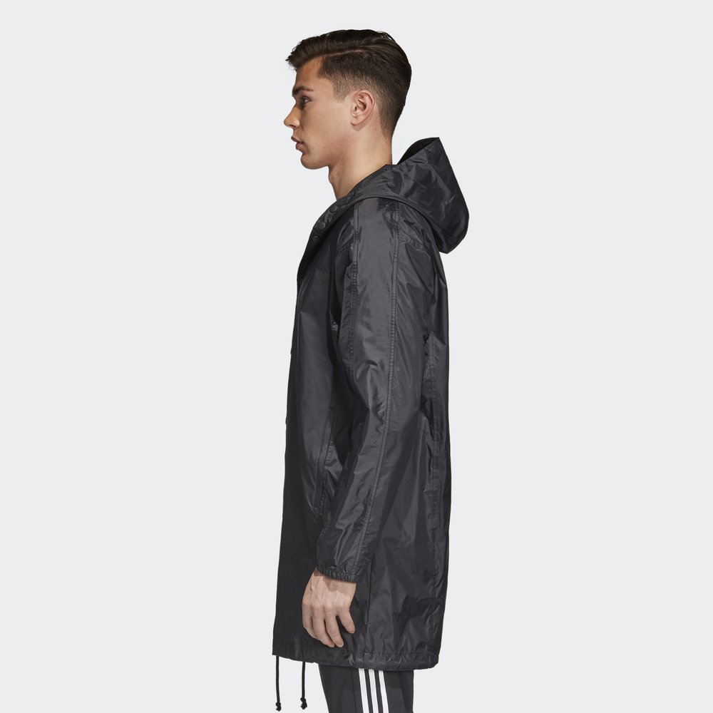 Adidas Originals Nordstrom Hoody CW1317 Trefoil Manager Coat Black Jacket