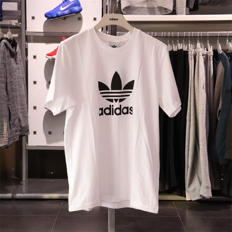 Adidas Originals Adicolor Tshirt With Trefoil Logo In White CW0710 Mnes Tees