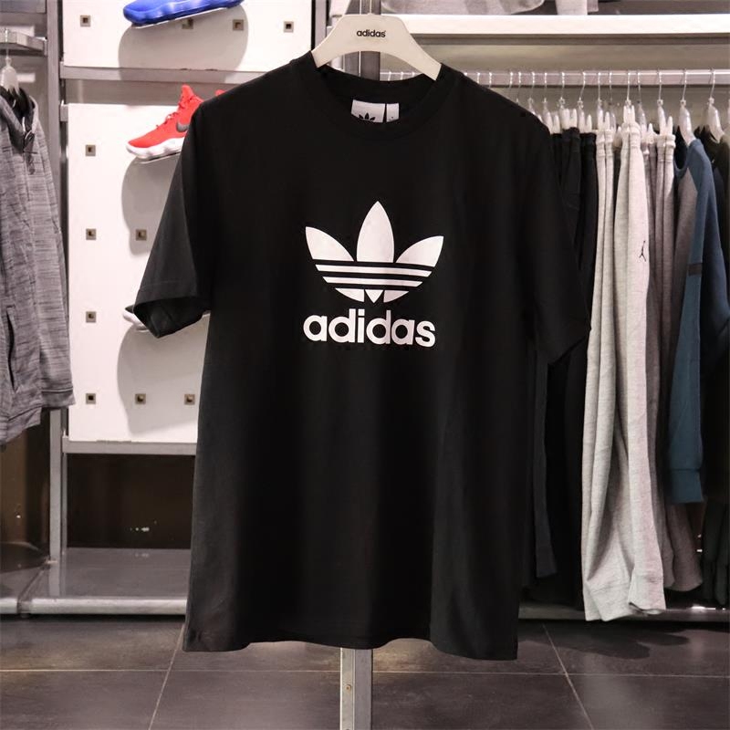 Adidas Originals Adicolor Tshirt With Trefoil Logo In Black CW0709 Mnes Tees
