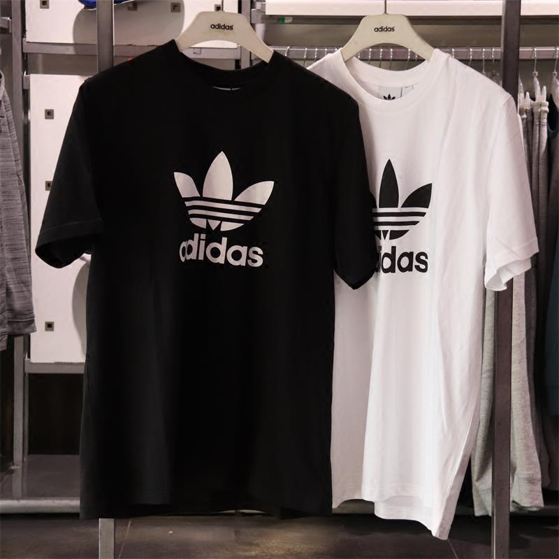 Adidas Originals Adicolor Tshirt With Trefoil Logo In Black CW0709 Mnes Tees