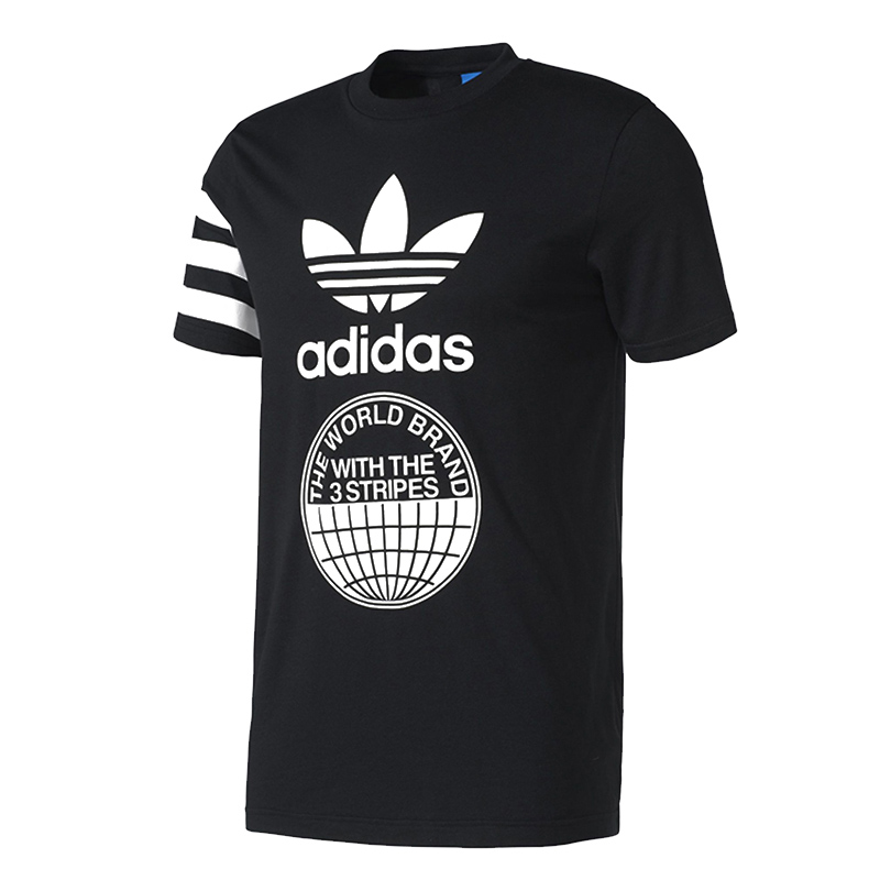 Adidas Mens Playera Street Graph Original Blanco BP8893 Tees Black Summber Tshirt