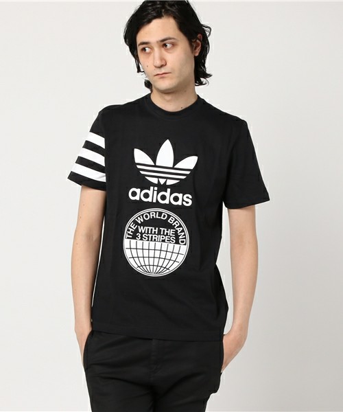 Adidas Mens Playera Street Graph Original Blanco BP8893 Tees Black Summber Tshirt