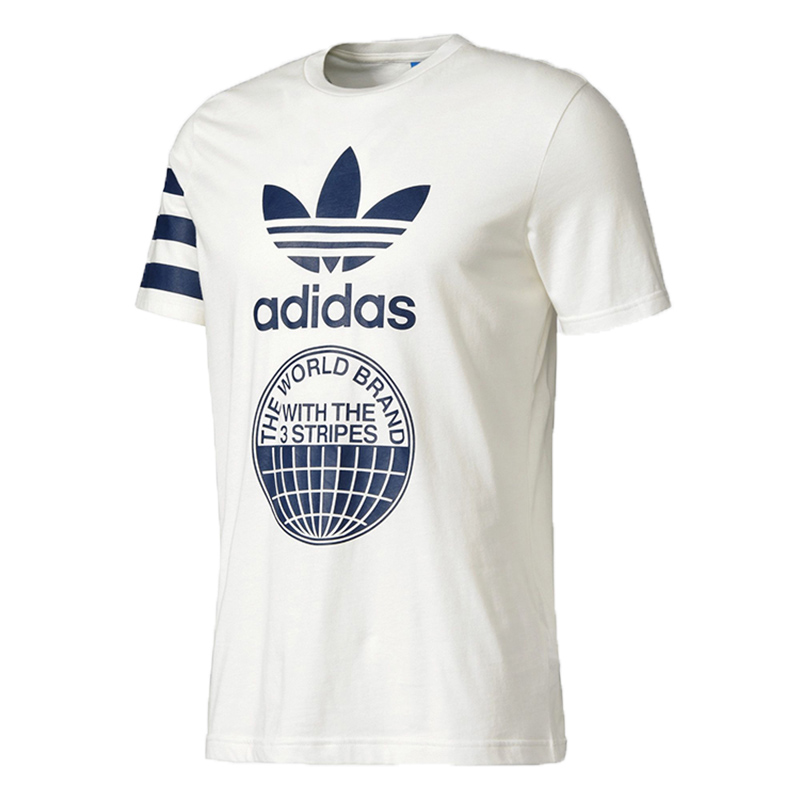 Adidas Playera Street Graph Original Blanco BP8892 Tees White Summber Tshirt