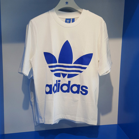 Adidas Originals AC Boxy Tees Mens Tonal Relax Fit BK7174 T-Shirt White Summer Tees 