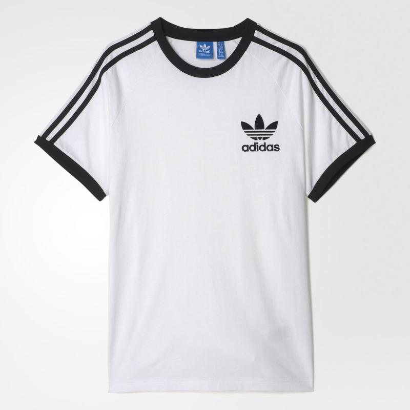 Adidas Originals California Tees AZ8128 White 3 Stripes CLFN Tshirt