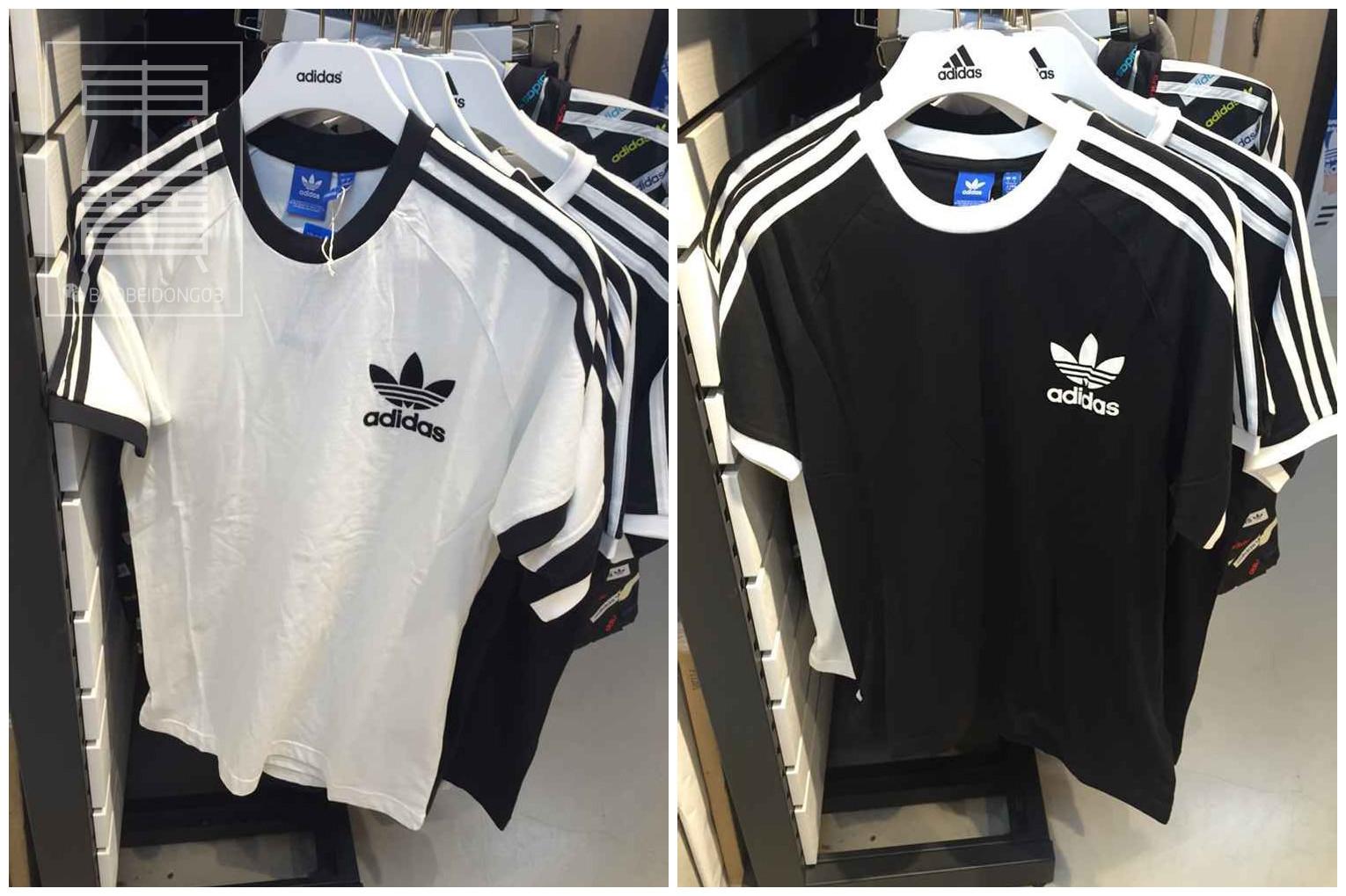 Adidas Originals California Tees AZ8127 Black 3 Stripes CLFN Tshirt