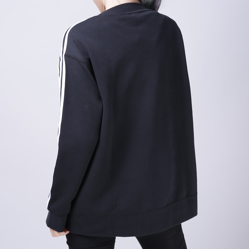 Adidas Womens Crew Sweatershirt Black CE2431 Sport Sweater