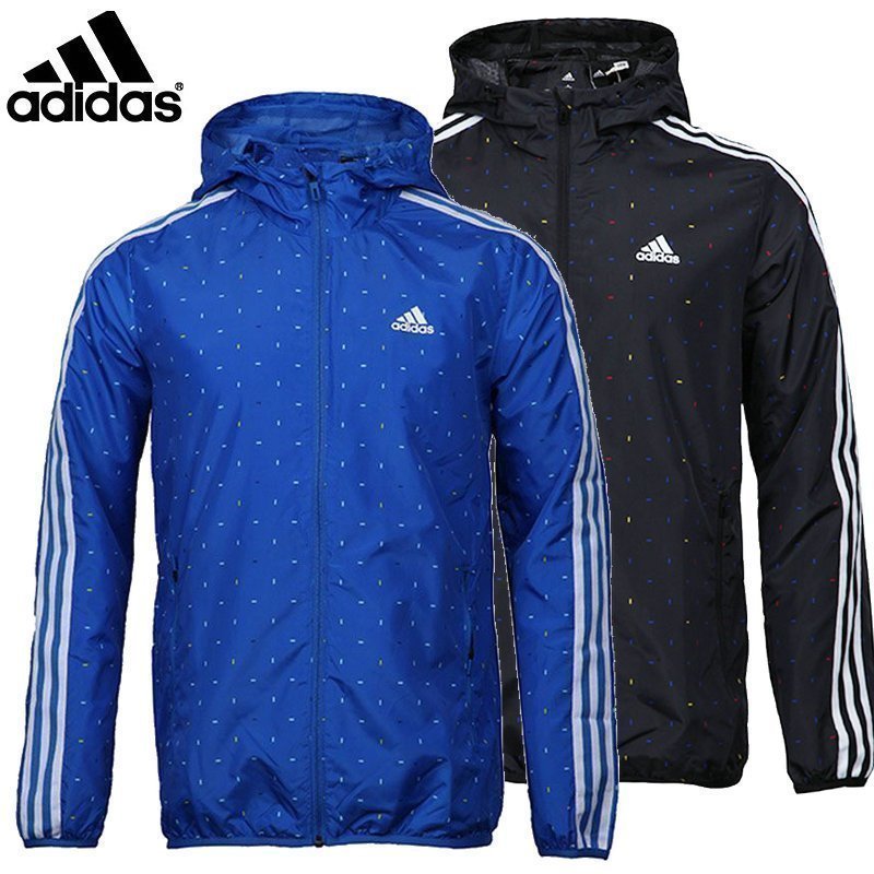 Adidas Original NEO Label Sneaker Windbreak ID Bomber AY3784 Blue Hoody