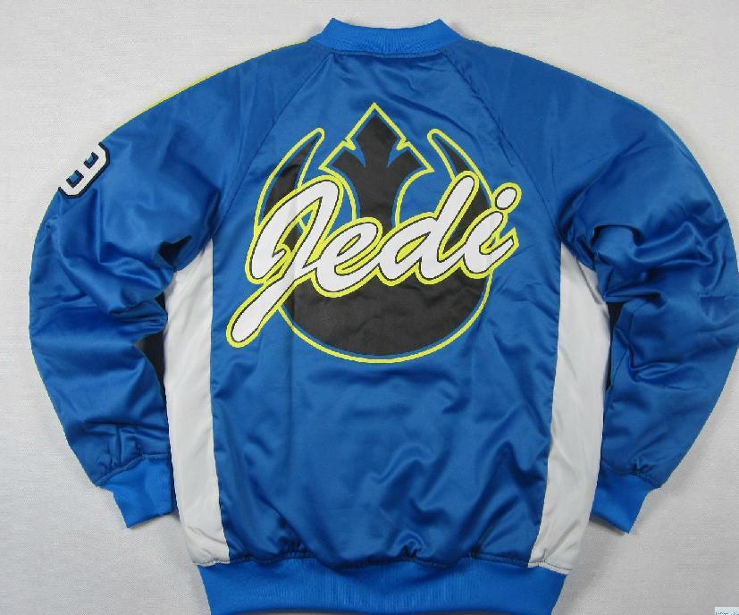 Original Adidas Star Wars Jedi Varsity P01676 Coat THICKEN BLUE JACKET