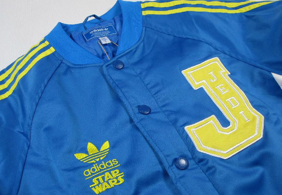 Original Adidas Star Wars Jedi Varsity P01676 Coat THICKEN BLUE JACKET