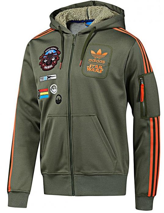 ORIGINAL ADIDAS STAR WARS HOODY FLOCK X-WING O58904 JACKET OLIVER TRACK TOP