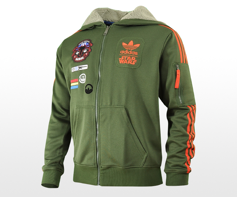 ORIGINAL ADIDAS STAR WARS HOODY FLOCK X-WING O58904 JACKET OLIVER TRACK TOP