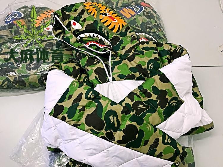 Original Adidas Mens ID96 Down Bape Jacket BK4568 Camo Shark WGM Bathing APE DS Hoodie