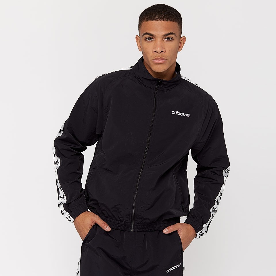 Adidas TNT Trefoil Windbreaker Black Wind Jacket BS4637 Jogger Track Jacket