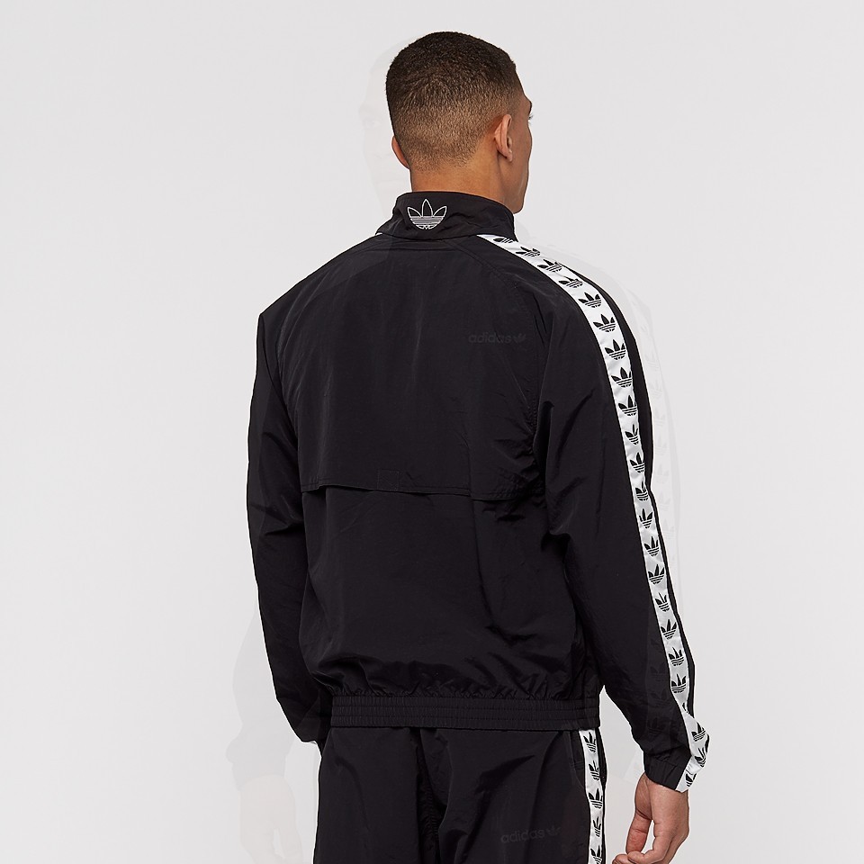 Adidas TNT Trefoil Windbreaker Black Wind Jacket BS4637 Jogger Track Jacket