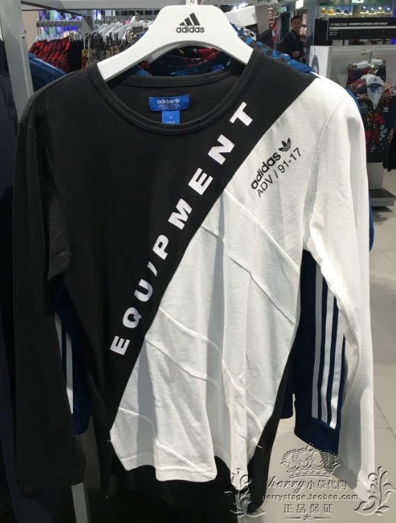 Adidas Mens Original EQT Burnside Shirt BQ2096 Longsleeve Tshirt