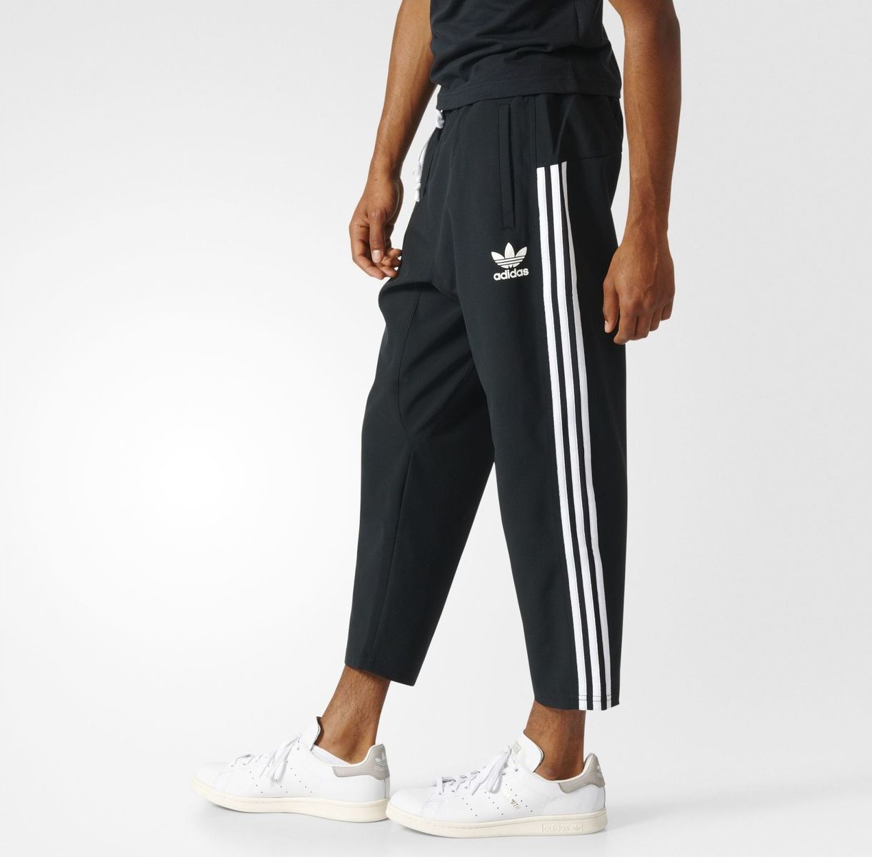 Adidas Seven-Eighth Pants BK0017 Joggers In Black 7/8 Sport Pants