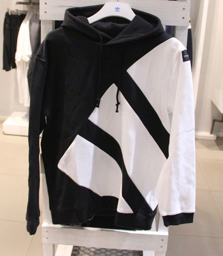 Adidas A Street Style Sweatshirt With Bold 3-Stripes Accents EQT PDX Hoodie BS2801 Hoody