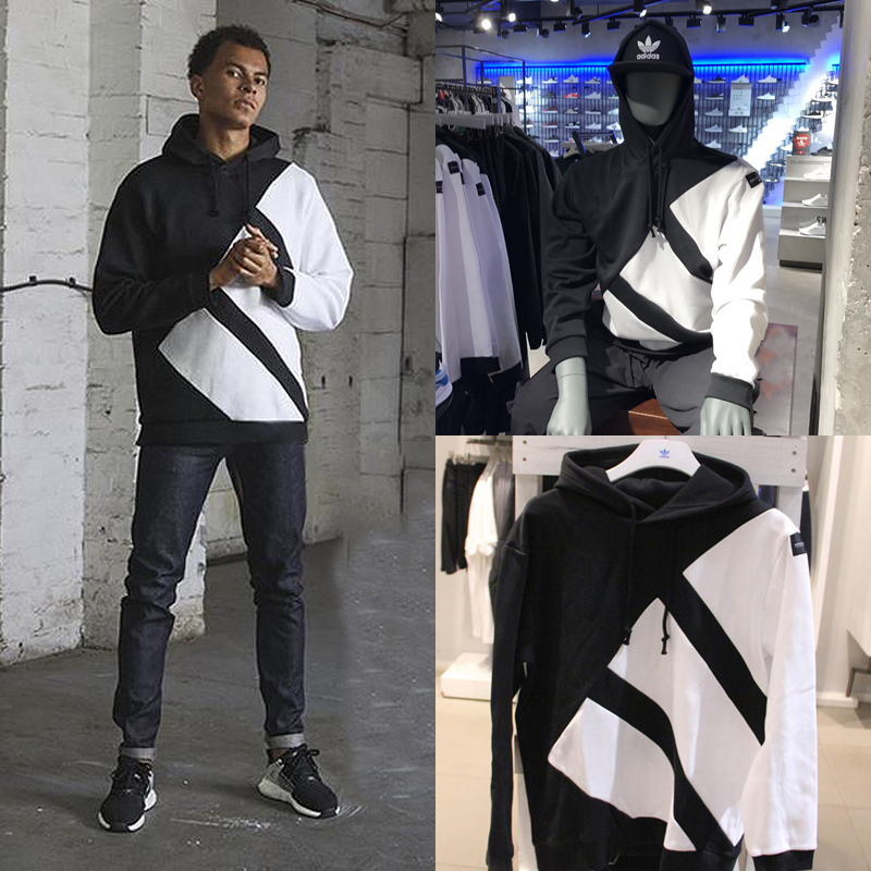 Adidas A Street Style Sweatshirt With Bold 3-Stripes Accents EQT PDX Hoodie BS2801 Hoody