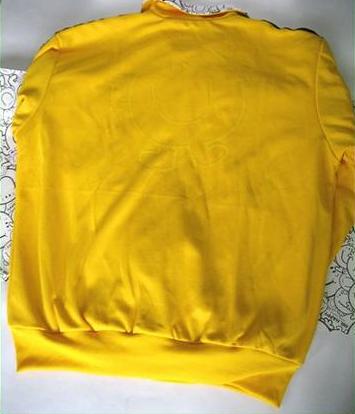 Original Adidas Adicolor Mr Happy Smile Jacket Mr Happy Y4 Jacket Yellow Soccer Track Top Hoody