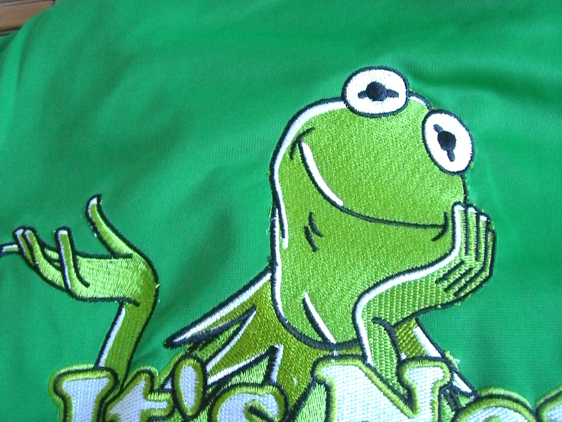 Original Adidas MENS G4 Jacket Green Kermit Jacket Adidas Adicolor Sport Embroidery Athletics Coat