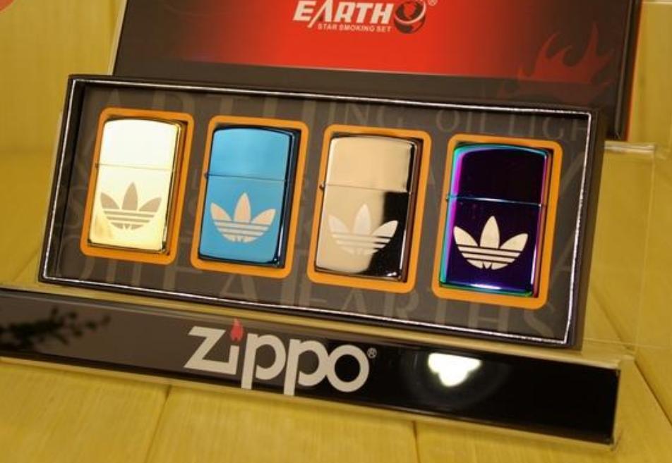 Original Adidas Lighters Mix Colors Zippo Lighters