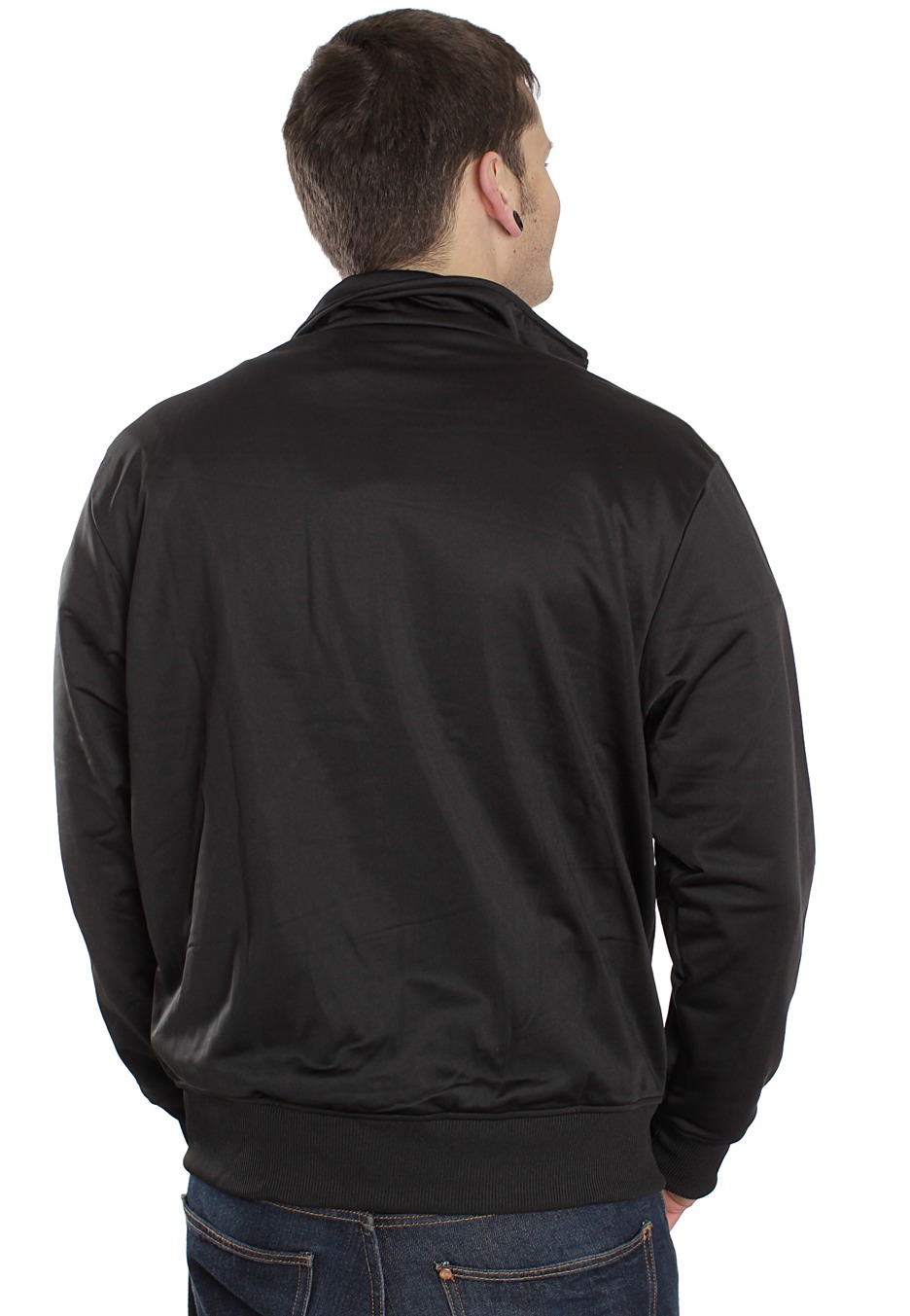 Original Adidas Mens Authentic Sports Track Top Firebird Jacket Black/Gold Trefoil Coat