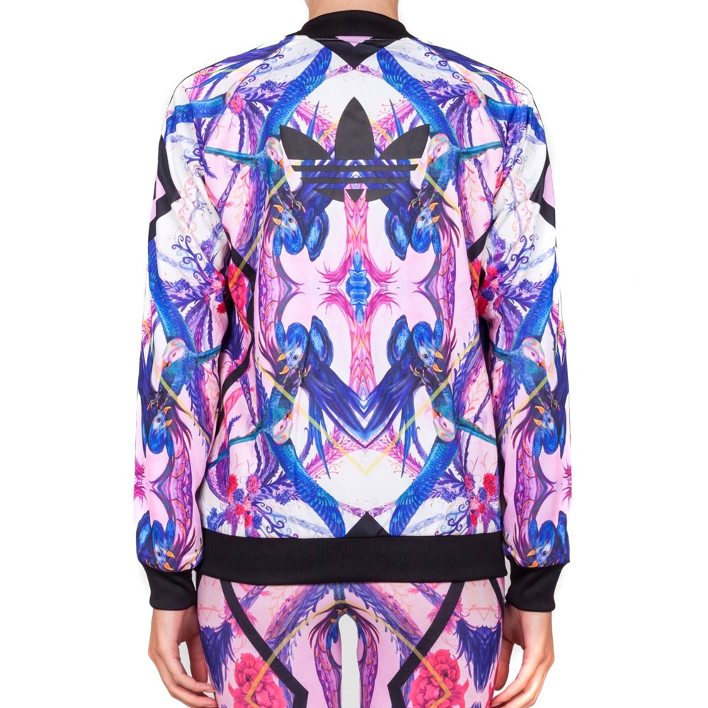 Adidas Originals FLORERA (Multicolor) Supestar Track Jacket Women's AB1986 Jacket