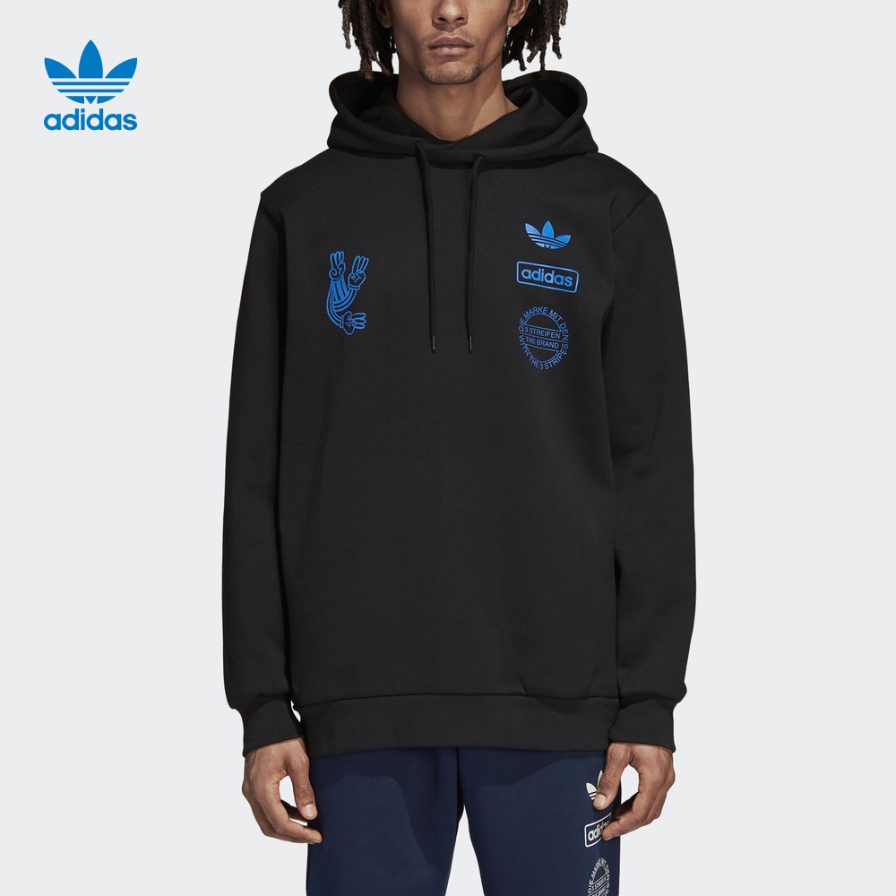 Original Adidas Mens Hoodie Graphic DP8574 Hoody