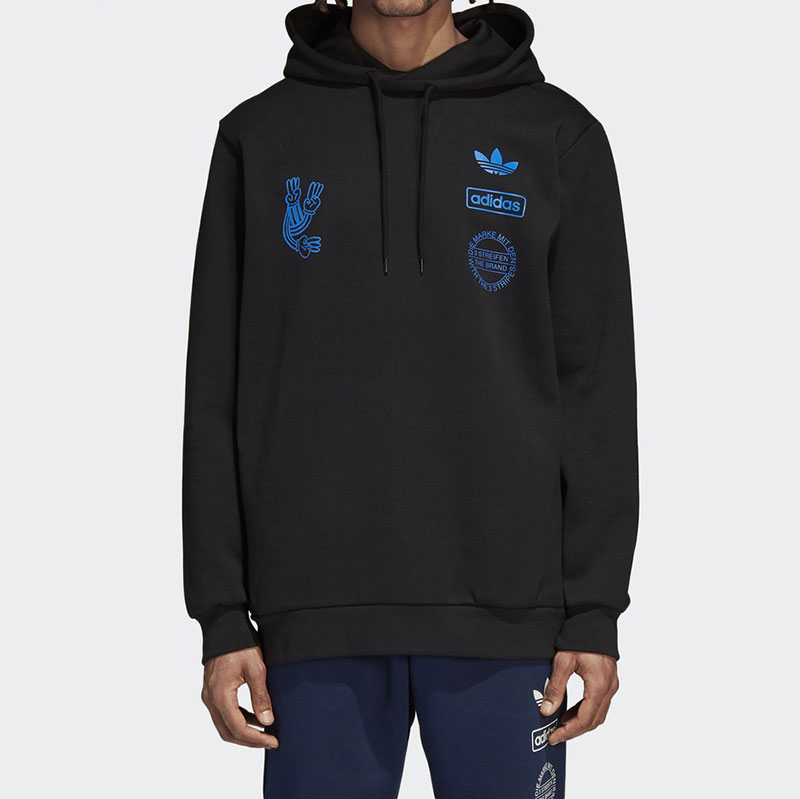 Original Adidas Mens Hoodie Graphic DP8574 Hoody
