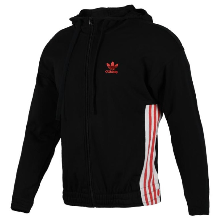 Adidas Original Womens Adibreak Hoodie Black DH4665 Zip Damen Hoodie