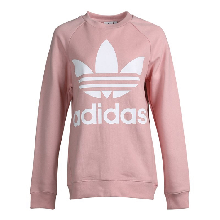 Adidas Oversize Sweashirt Pink DH4432 Trefoil Sport Sweater
