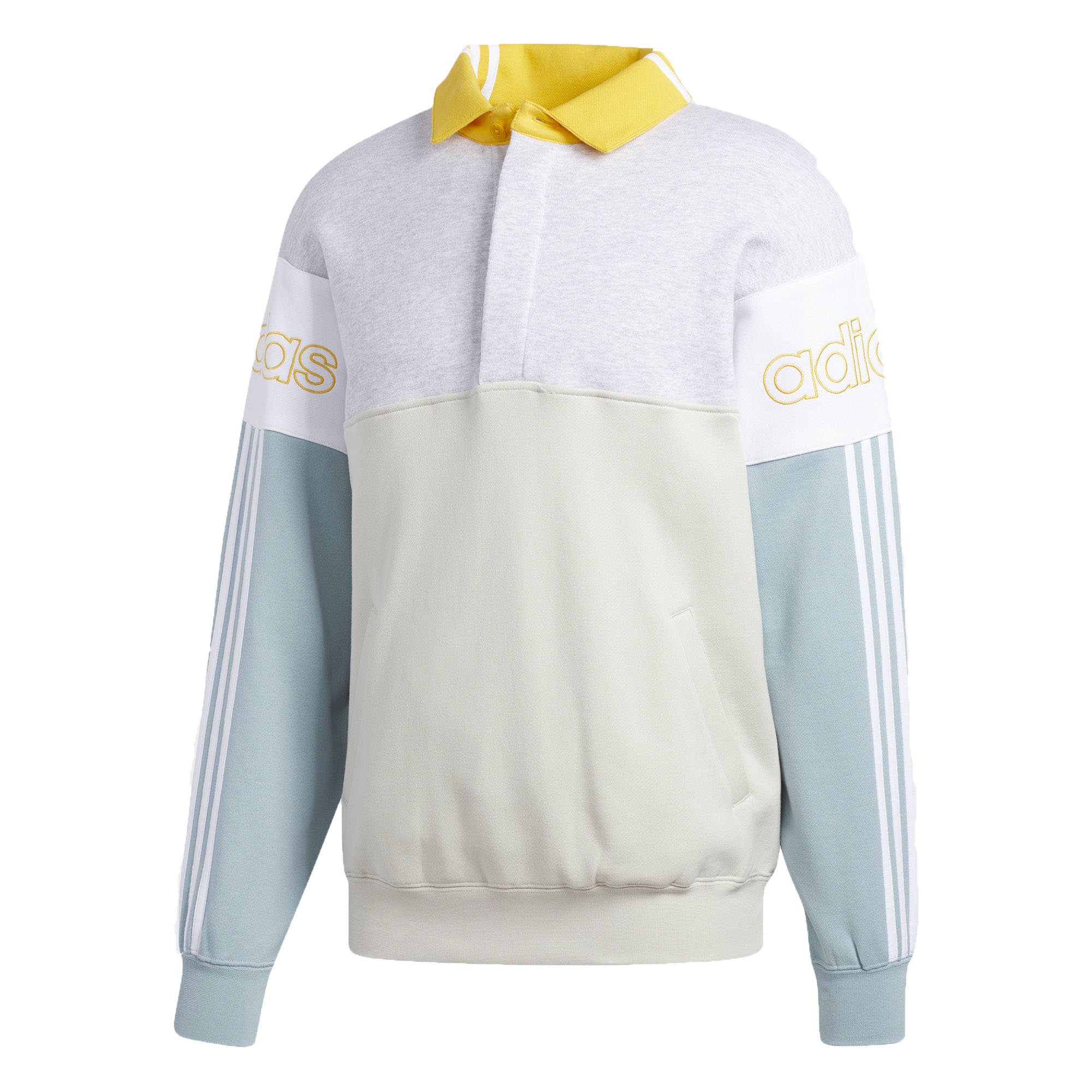 Adidas Rugby Sweater Collegiate DV3147 Raw White Rugby Sweatershirt