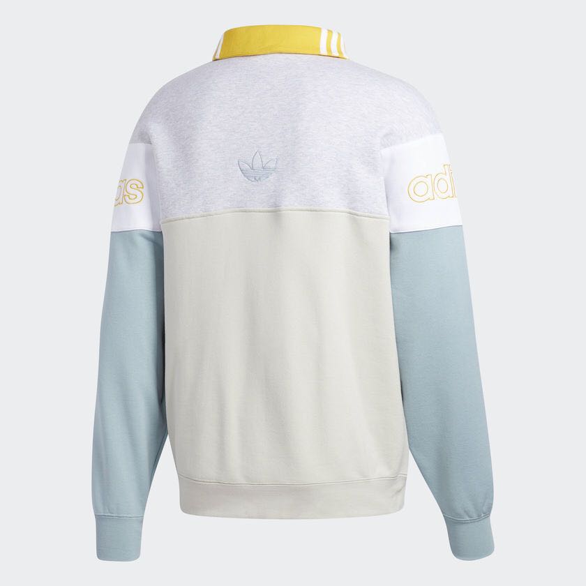 Adidas Rugby Sweater Collegiate DV3147 Raw White Rugby Sweatershirt