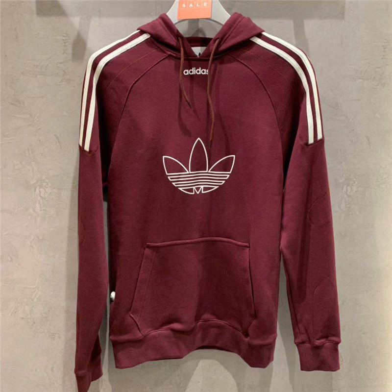 Adidas Flock Trefoil Hoodie DU8114 Mens Hoody