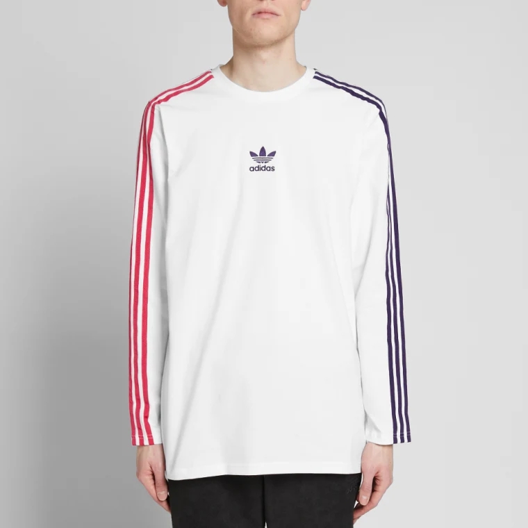 Adidas Originals Long Sleeve Stripes T-Shirt EC3671 Sportive Stripes Tees