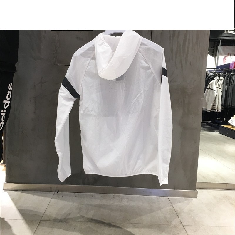 Originial Adidas WB ID Venti Mens Jacket CV8784 Windbreak White Hoody