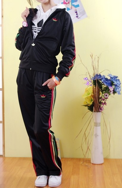 Original Womens Adidas Firebird Rasta Jacket And Pants Sport Track Top Colorful E16499 Jamaica Tracksuit