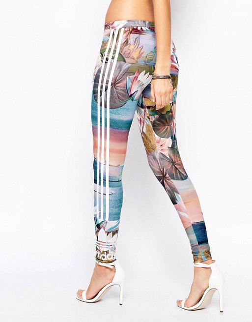 Adidas Originals Womens Farm Curso 3 Stripes Pants S19337 Leggings Curso D'Agua Lotus Legging