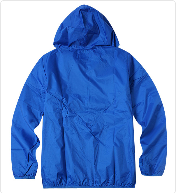 Adidas Blue Windbreaker Jacket O57648 Rain Hoody